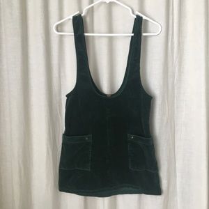 Free People Corduroy Short Overall Dress